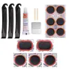 Kit de Ferramentas para Reparo Rápido de Pneu de Bicicleta, Remendo Frio sem Cola, Espátulas de Pneu, Caixa de Ferramentas para Reparo de Pneu