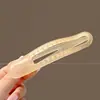 Presilha de Garra de Abalone Exquisita de Alta Qualidade para Mulheres, Grampo para Parte de Trás da Cabeça com Parte de Trás Plana, Confortável de Usar, Presilha para Cabelo Liso, Acessório de Cabelo Versátil