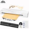 Nueva máquina laminadora de fotos blanca para oficina y hogar, máquina selladora de plástico para fotos, máquina de plástico A3, máquina laminadora de estampado en caliente y frío