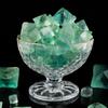 Piedra cruda de cristal natural, fluorita verde, piedra cruda octaédrica, mineral de fluorita estándar, piedra expansiva para aromaterapia, pecera, piedra desmagnetizadora, grava