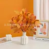 Nuevas Flores Artificiales de Girasol en Colores Otoñales de Estilo Europeo para Mesa de Comedor, Ramilletes de Boda y Decoraciones de Sala de Estar