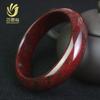 Pulsera de piedra yidin roja natural de Xinjiang pulsera de jade rojo sangre de pollo de Guilin pulsera de jade rojo jade suministro en vivo para mujer