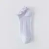 Medias de seda para mujer, calcetines cortos de encaje para mujer, calcetines de malla sin costuras transpirables finos de verano, calcetines cortos de estilo europeo para verano