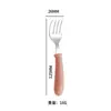 Acero Inoxidable 304 Cruz Cubiertos Infantiles Tenedor Cuchara Estuche Portátil Juego de Tres Piezas Cuchara Tenedor para Comer Bebé Mango Redondo Cuchara de Sopa