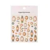 Pegatinas de Arte para Uñas Nuevas Transfronterizas Ins Estampadas Estéreo 5D Reloj Retro Reloj Collar Adhesivas Pegatinas para Uñas Venta al por Mayor