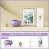 Quemador de incienso de tres patas color morado lila del fabricante para uso doméstico, porta incienso para interiores, base vintage para varillas de incienso, quemador de incienso estilo chino