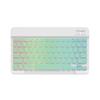 Adecuado para tabletas iPad, Teclado Bluetooth Luminoso Samsung y Huawei, Teclado Portátil Retroiluminado RGB de Colores al por Mayor