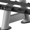 Ingido - Soporte para mancuernas doble PTT0265 para gimnasio, comercial, engrosado, ensanchado, mejorado, resistente y duradero.