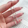 Pulsera Elegante de Perlas de Plata de Ley S925 para Mujer, Pulsera Versátil Apilable Exquisita de Lujo Ligero con Acabado de Alta Gama y Tacto Suave