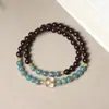 Venta al por mayor del fabricante Rosewood de hoja pequeña DIY Pulseras de trébol de cuatro hojas en varios estilos y Pulseras con cuentas de 0.6 para hombres y mujeres, Joyería y Cuentas de Oración