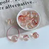 Cuentas Redondas de Acrílico 16mm Perforación Lateral Alta Transparencia Agujero Asimétrico Cuentas Moda Hecho a Mano Materiales para Joyería DIY Cuentas Sueltas Accesorios para Joyería