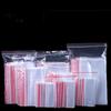 Bolsa con cierre de cremallera empaque de plástico bolsa OPP autoadhesiva tira de cartón boca plana de PE perforada ropa a prueba de polvo granos varios venta caliente