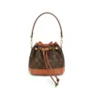 Bolso Cubo de Moda Vintage Floral 2025 Nuevo Otoño para Mujer de Alta Calidad Moda Versátil Bolso de Hombro Bolso Cruzado