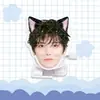 Robô de Brinquedo de Acrílico para Dar Corda, Estatueta de Celebriade, Hou Minghao