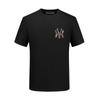 Nova Camiseta de Manga Curta de Verão Masculina Moda Simples Tamanho Extra Grande Masculino Gordo Solta Meia-manga Diamante Quente