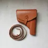 Funda de Pistola Estilo Antiguo 92A92B Funda para Cargador Piel de Vaca Genuina Funda Táctica para Entrenamiento de Tiro Película y Televisión Histórica Rendimiento Clásico