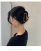 Horquilla de metal estilo francés para mujer, estilo celebridad de Internet, con forma de disco para la nuca, estilo coreano, con forma de tiburón, de aleación, accesorios para el cabello.