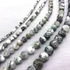 Piedra de Malla Negra Natural Cuentas Redondas Esmeriladas Cuentas Sueltas Fábrica de Joyería Transfronteriza Amazon Shopee Aliexpress Venta al por Mayor