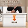 Caja de Almacenamiento de Plástico Extra Grande para Ropa Edredón Caja de Almacenamiento Hogar Dormitorio Juguetes Artículos Varios Caja de Almacenamiento Gruesa a Prueba de Polvo