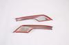 Adequado para 19 Mazda 3 abs galvanoplastia modificação de farol de neblina frontal padrão especial de fibra de carbono decoração interior