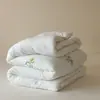 Algodão com Fibra de Proteína de Seda 10% Gaze Plissada Núcleo de Colcha Primavera/Outono Algodão Puro Espessado Fofo Quente Colcha de Inverno Colcha de Verão A