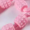 Massageador Rolo Relaxador de Fáscia Muscular da Panturrilha em Forma de Anel Clava Espinhosa Treinamento de Pernas Dispositivo de Rolamento de Pernas de 7 Rodas
