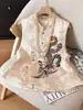 2026 Novo Estilo Novo Estilo Chinês Tendência Nacional Roupas Femininas Colete Sem Manga com Bordado Pesado Xale Retrô Colete de Luxo Leve Primavera Outono