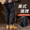 Dropshipping Transfronteiriço 2025 Novo Estilo Calça Jogger para Caminhada ao Ar Livre Calça Cargo Casual Retrô Americana com Múltiplos Bolsos