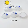 Desenho Animado Transparente Astronauta Resina DIY Cabeça de Cola Creme Acessório de Cabelo Grampo de Cabelo Capa de Celular Copo de Água Acessórios para Veículos Elétricos Venda por Atacado