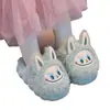 Pantuflas de algodón para otoño e invierno para niños y niñas, con una suela gruesa y antideslizante que se siente como pisar algo suave, adecuadas para uso en interiores, con forro polar adicional para mayor calidez.