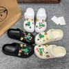 Hebilla Creativa de Zapato de Dibujos Animados Navideños Adecuada para Zuecos Flor de Zapato Reno Muñeco de Nieve DIY Accesorios Desmontables Hebilla Decorativa
