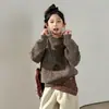 Suéter para niña, nueva colección otoño/invierno 2026, moda de otoño popular de este año, uso casual diario para niños mayores, suéter de punto