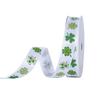 Cinta Impresa Transfronteriza YAMA St. Cinta del Día de San Patricio Cinta Decorativa del Día Irlandés Trébol Verde