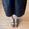 Mocasines sin cordones estilo nacional vintage con bordado chino, zapatos planos para mujer