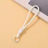 Lanyard para Teléfono Correa de Muñeca Lanyard de Nylon Tejido Accesorios para Bolsos Colgante Anillo de Metal Antiperdida Cadena de Lanyard para Llavero