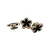 Sapatos decorativos com furo, sapato de peça única com fivela, flor de sapato, flor dourada de cinco pétalas, acessórios de joia tipo gota de óleo, acessórios DIY, atacado