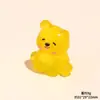 Muñeco de Perro Lindo de Dibujos Animados Tridimensional Luminoso Accesorios de Resina Joyería Hecha a Mano para Bricolaje Adornos Descompresores para Coche Escritorio