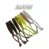Pesca de fondo micro-objeto doble cola Luya cebo blando cola de aguja gusano blando material PVC 4.5cm0.4g cebo falso biónico venta al por mayor transfronteriza