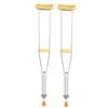 Muletas Muletas Axilares Muletas Dobles de Aleación de Aluminio Antideslizantes Fractura Discapacitados Muletas Médicas para Discapacitados Muletas Telescópicas Muletas de Mano