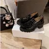 Versión de Piel de Vaca~Mocasines de Suela Gruesa para Mujer Estilo Británico Zapatos Pequeños de Cuero Slip-on Zapatos Perezosos Versátiles de Cuero Genuino Tacón Grueso Zapatos de un Solo Color