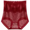 Nova Calcinha Jacquard de Renda Sexy Antibacteriana 10A de Cintura Alta para Controle da Barriga Feminina, Cueca Modeladora Leve Respirável 2026