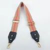 Nuevo colorido tejido ancho a rayas estampado correa ancha para el hombro estilo étnico bandolera femenina estilo coreano versátil un solo hombro chica estilo occidental