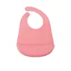 Babador de Silicone Babador Saco de Refeição para Bebê Saco Escorregadio Impermeável para Bebê Conjunto de Babadores de Silicone Super Macios Toalha Escorregadia