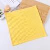 Toalla Cuadrada de Waffle de Algodón Puro Clase a Toalla Lisa de Algodón Puro para Lavar la Cara Suave, Absorbente, Transpirable y de Fácil Secado Venta al por Mayor Transfronteriza