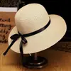 Chapéu Feminino Verão Litoral Viagem Aba Larga Praia Chapéu de Sol Proteção Solar Chapéu de Palha Verão Casual Versátil Estilo Coreano Tendência