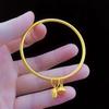 Pulseira de Ouro Areia Vietnamita para Mulheres, Nicho de Luxo Acessível, Herança de Método Antigo, Pulseira de Ouro Imitação, Joias de Liga de Cobre Atacado