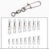 American Swivel Plus Enhanced Pin Quick Pin 8-Ring High Speed Swivel Equipo de pesca Accesorios de pesca