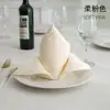 Paño de boca transfronterizo Amazon comercio exterior para restaurante occidental tela de servilleta negocio de hotel mesa tela de copa de flor romántica