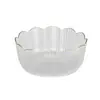 Plato de Frutas de Lujo Ligero con Diseño Floral para Uso Doméstico en Sala de Estar con Borde Dorado, Alto Valor Estético, Gran Capacidad, Bol de Plástico para Ensaladas, Snacks y Dulces, Venta al por Mayor