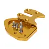 Adecuado para Sanyang MAXSYM TL500 TL508 soporte para pie de aleación de aluminio modificado para ampliar el soporte lateral del asiento la almohadilla del pie del soporte lateral